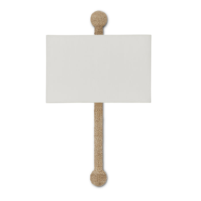 Currey and Company - 5900-0052 - One Light Wall Sconce - Senegal - Natural