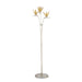 Currey and Company - 8000-0130 - Three Light Floor Lamp - Paradiso - Contemporary Silver Leaf/Contemporary Gold Leaf