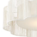 Currey and Company - 9000-0923 - LED Chandelier - Ancroft - White/Contemporary Silver Leaf