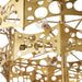 Currey and Company - 9000-0971 - Five Light Chandelier - Emmental - Contemporary Gold Leaf