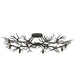 Currey and Company - 9000-0981 - Ten Light Semi-Flush Mount - Rainforest - Rustic Bronze