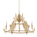 Currey and Company - 9000-0997 - Nine Light Chandelier - Bowthorpe - Coco Cream