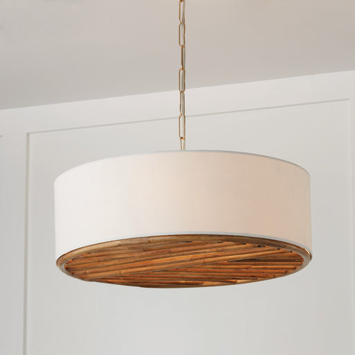 Capital Lighting - 347441MA - Four Light Pendant - Soleil - Matte Brass