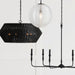 Capital Lighting - 347861MB - Six Light Pendant - Boca - Matte Black