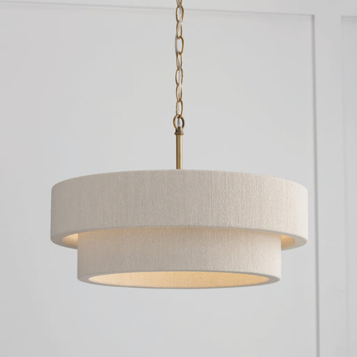 Capital Lighting - 349841MA - Four Light Pendant - Delaney - Matte Brass