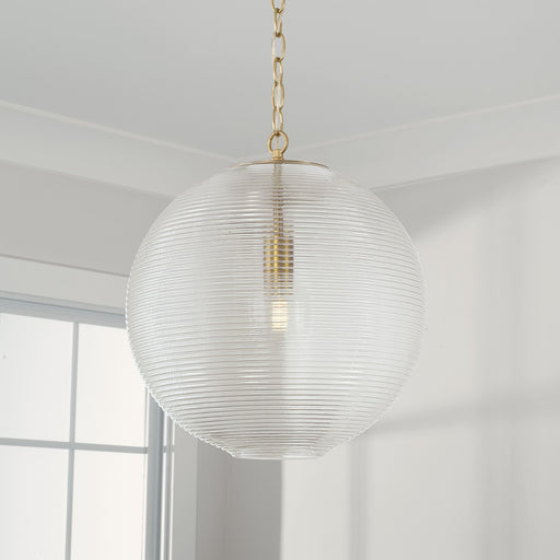 Capital Lighting - 349911MA - One Light Pendant - Dolan - Matte Brass