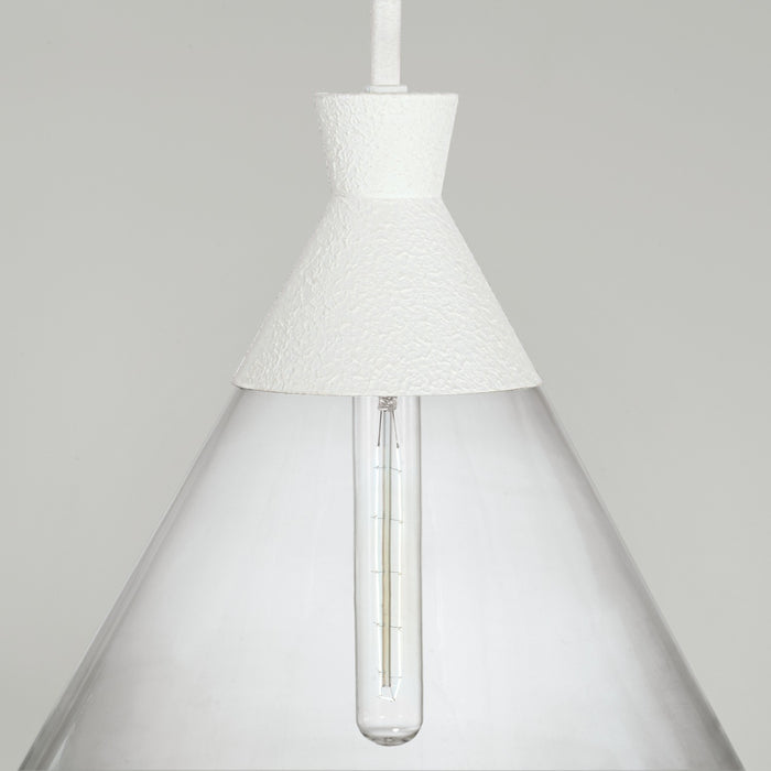 Capital Lighting - 350311XW - One Light Pendant - Paloma - Textured White