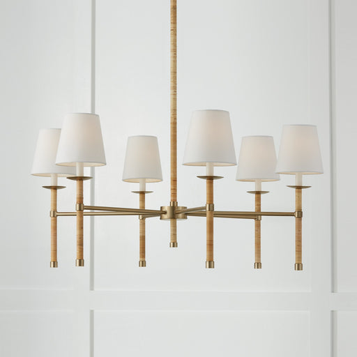 Capital Lighting - 447261MA-705 - Six Light Chandelier - Tulum - Matte Brass