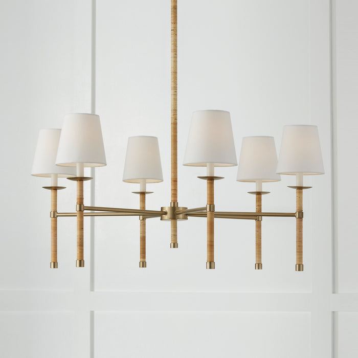 Capital Lighting - 447261MA-705 - Six Light Chandelier - Tulum - Matte Brass