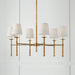 Capital Lighting - 447261MA-705 - Six Light Chandelier - Tulum - Matte Brass