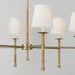 Capital Lighting - 447261MA-705 - Six Light Chandelier - Tulum - Matte Brass