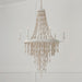 Capital Lighting - 447761OW - Six Light Chandelier - Carissa - Organic White