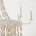 Capital Lighting - 447782OW - Eight Light Chandelier - Carissa - Organic White