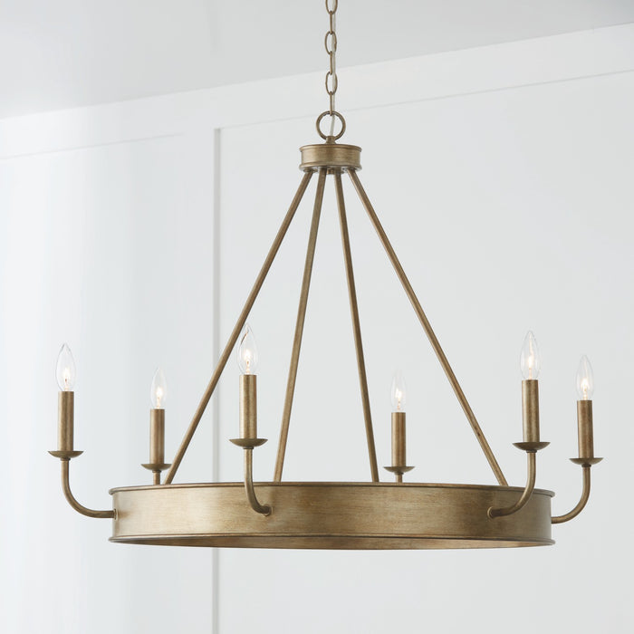 Capital Lighting - 449261ML - Six Light Chandelier - Nole - Mystic Luster