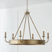 Capital Lighting - 449261ML - Six Light Chandelier - Nole - Mystic Luster