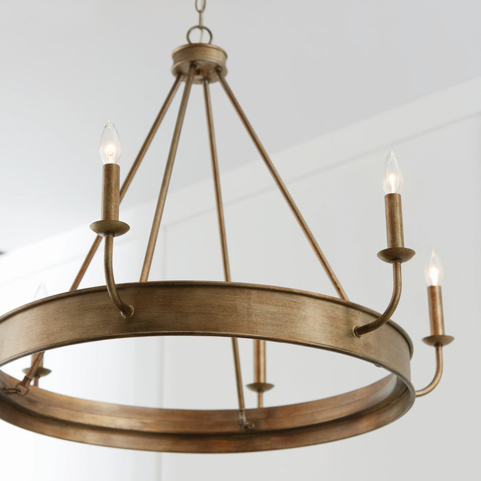 Capital Lighting - 449261ML - Six Light Chandelier - Nole - Mystic Luster