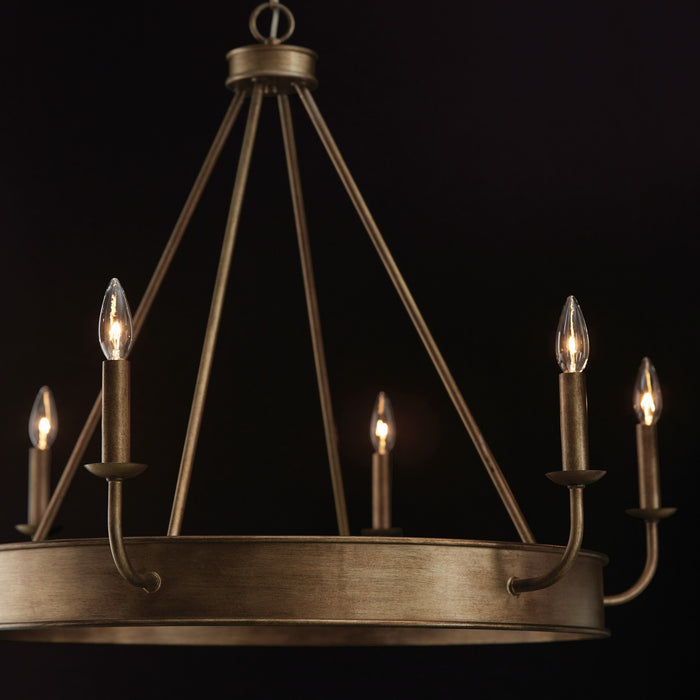 Capital Lighting - 449261ML - Six Light Chandelier - Nole - Mystic Luster