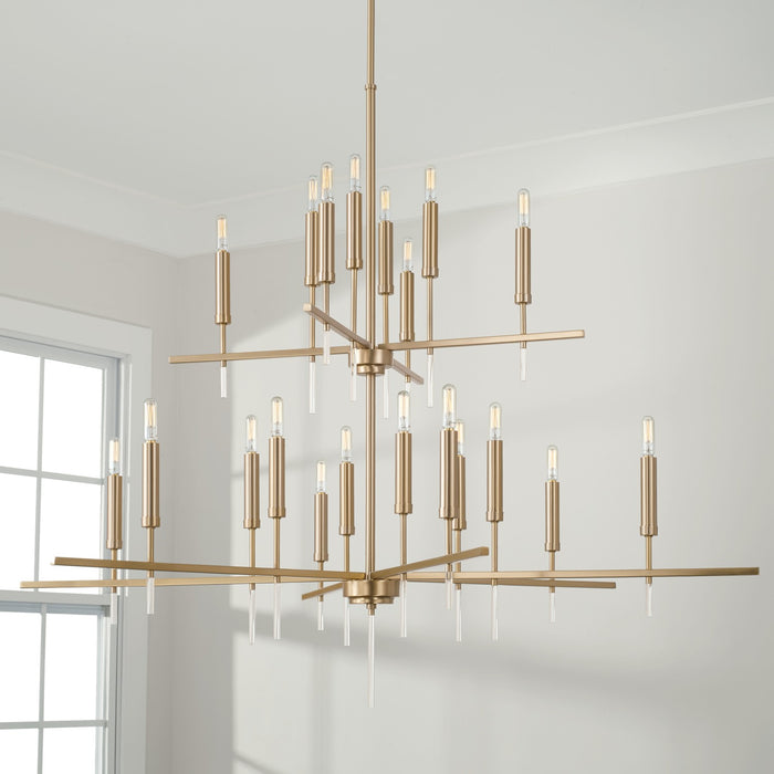 Capital Lighting - 449302MA - 20 Light Chandelier - Elora - Matte Brass