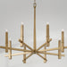 Capital Lighting - 449681AD - Eight Light Chandelier - Blake - Aged Brass