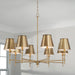 Capital Lighting - 449781AD-707 - Eight Light Chandelier - Whitney - Aged Brass