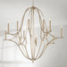 Capital Lighting - 450001BS - 12 Light Chandelier - Claire - Brushed Champagne