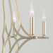 Capital Lighting - 450061BS - Six Light Chandelier - Claire - Brushed Champagne