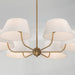 Capital Lighting - 450461AD - Six Light Chandelier - Welsley - Aged Brass