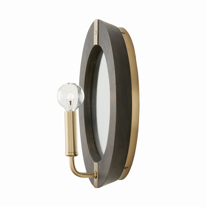 Capital Lighting - 647311KR - One Light Wall Sconce - Finn - Black Stain and Matte Brass