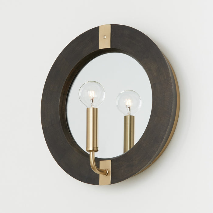 Capital Lighting - 647311KR - One Light Wall Sconce - Finn - Black Stain and Matte Brass