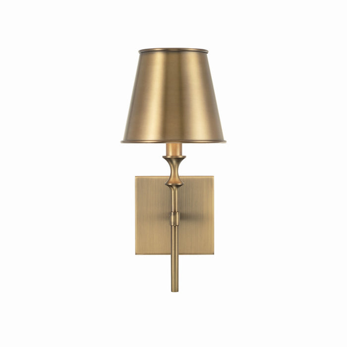 Capital Lighting - 649711AD-708 - One Light Wall Sconce - Whitney - Aged Brass