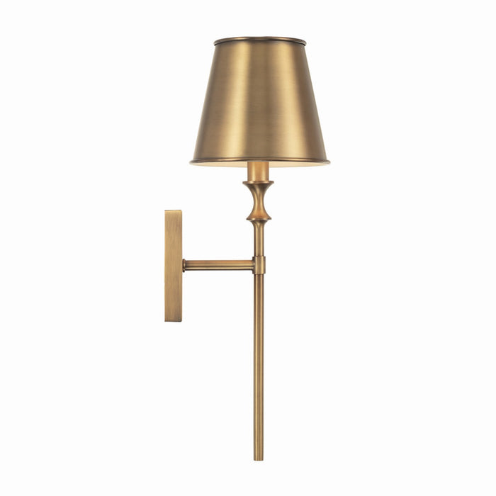 Capital Lighting - 649711AD-708 - One Light Wall Sconce - Whitney - Aged Brass