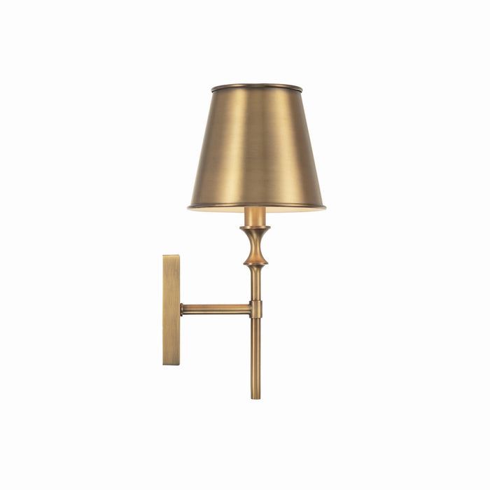 Capital Lighting - 649711AD-708 - One Light Wall Sconce - Whitney - Aged Brass