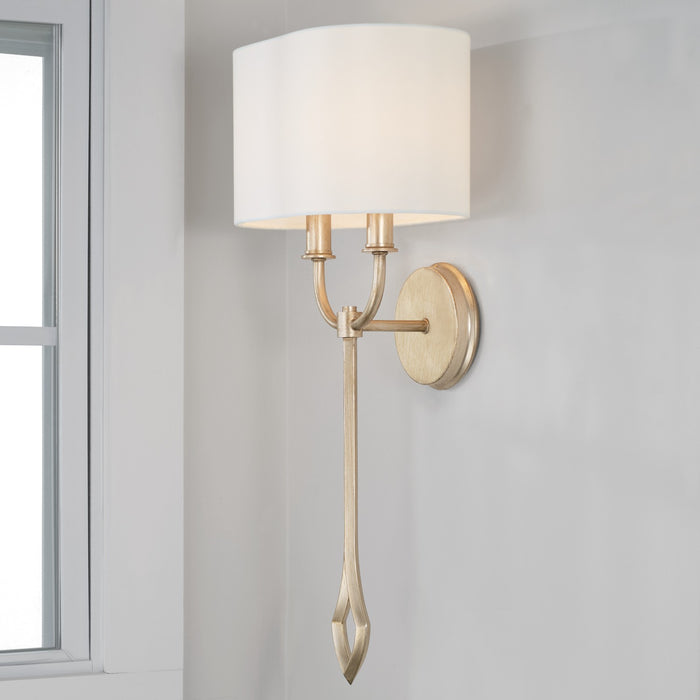 Capital Lighting - 650021BS - Two Light Wall Sconce - Claire - Brushed Champagne