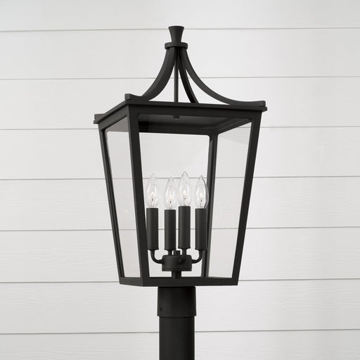 Capital Lighting - 947943BK - Four Light Outdoor Post Lantern - Adair - Black