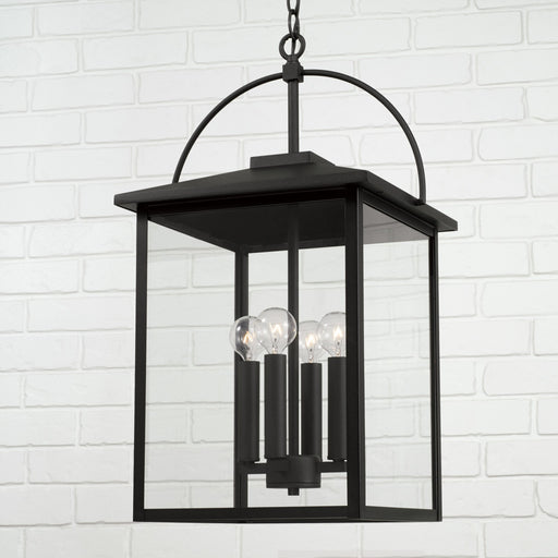 Capital Lighting - 948042BK - Four Light Outdoor Hanging Lantern - Bryson - Black