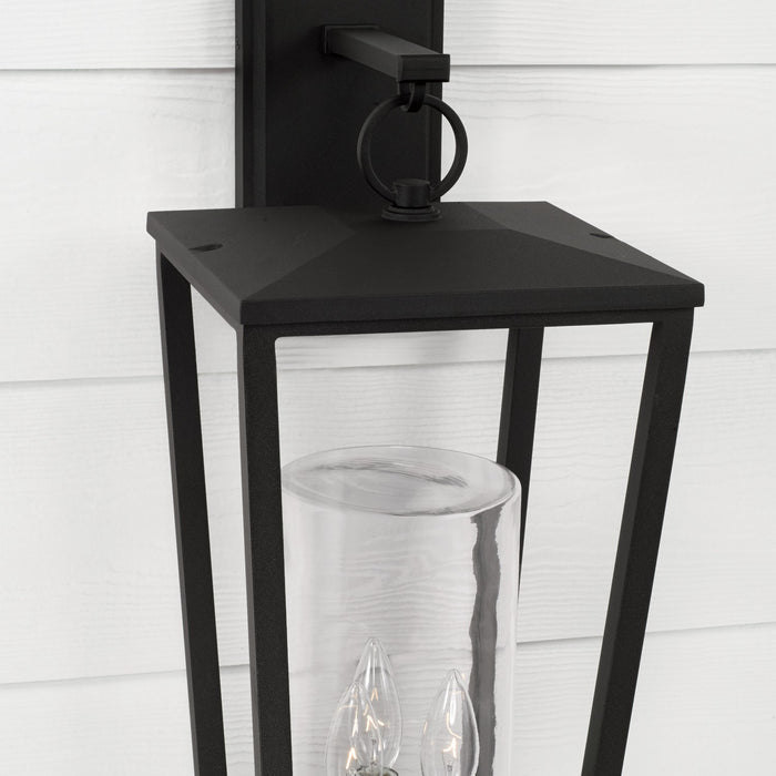 Capital Lighting - 948131BK - Three Light Outdoor Wall Lantern - Elliott - Black