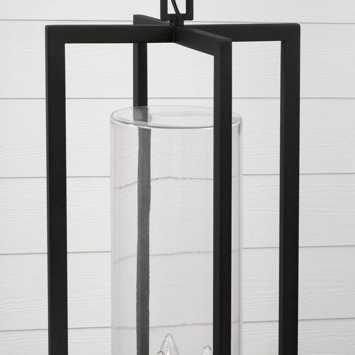 Capital Lighting - 948232BK - Three Light Outdoor Hanging Lantern - Kent - Black