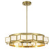 Savoy House - 1-3167-4-322 - Four Light Chandelier - Gideon - Warm Brass