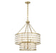 Savoy House - 1-3364-6-322 - Six Light Chandelier - Byron - Warm Brass