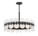 Savoy House - 1-3720-6-89 - Six Light Chandelier - Boca - Matte Black