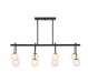 Savoy House - 1-6699-8-143 - Eight Light Linear Chandelier - Couplet - Matte Black with Warm Brass