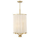 Savoy House - 1-7750-4-322 - Four Light Chandelier - Wynwood - Warm Brass