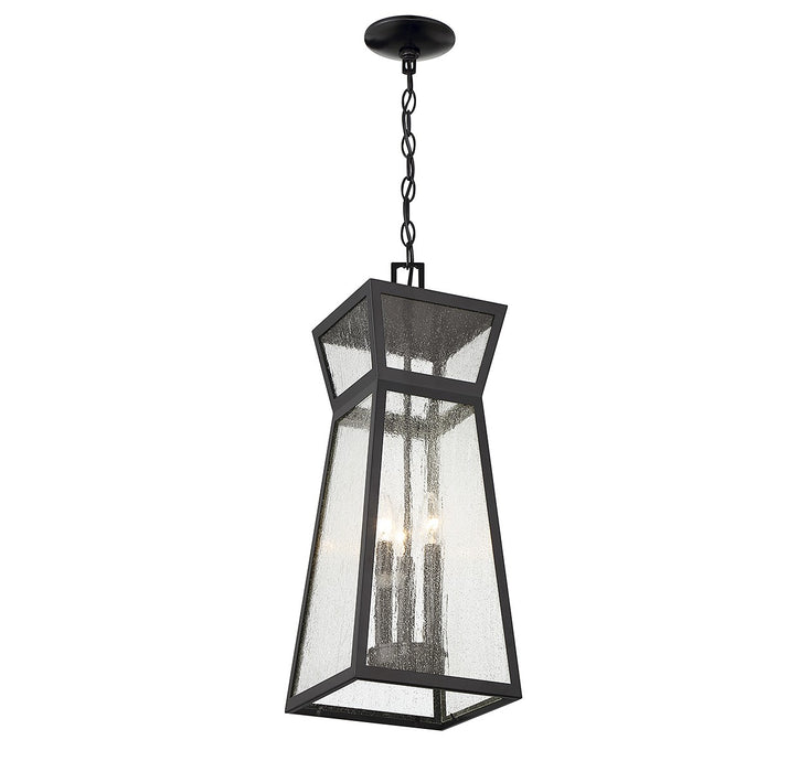 Savoy House - 5-638-BK - Three Light Outdoor Hanging Lantern - Millford - Matte Black