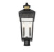 Savoy House - 5-718-143 - Two Light Outdoor Post Lantern - Kingsley - Matte Black with Warm Brass