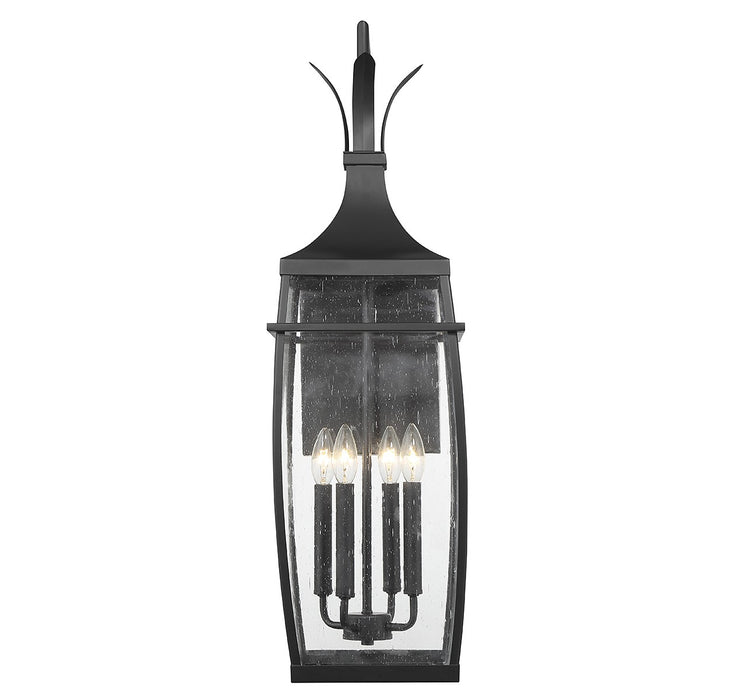 Savoy House - 5-764-BK - Four Light Outdoor Wall Lantern - Montpelier - Matte Black