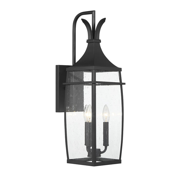 Savoy House - 5-765-BK - Three Light Outdoor Wall Lantern - Montpelier - Matte Black