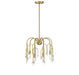 Savoy House - 6-6684-4-127 - Four Light Convertible Semi-Flush or Pendant - Anholt - Noble Brass