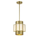 Savoy House - 7-3168-3-322 - Three Light Pendant - Gideon - Warm Brass