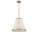 Savoy House - 7-3398-1-322 - One Light Pendant - Aster - Warm Brass