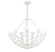 Savoy House - 7-4199-6-83 - Six Light Pendant - Birch - Bisque White